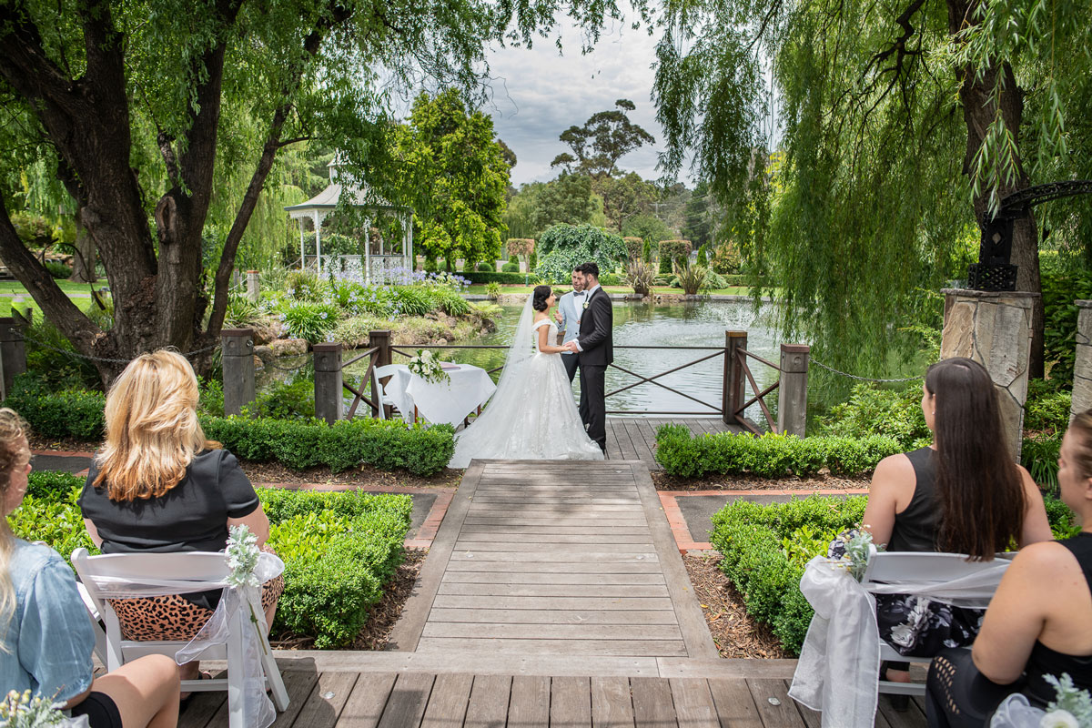 Ballara Receptions - Melbourne Wedding Lakeside Jetty Ceremony