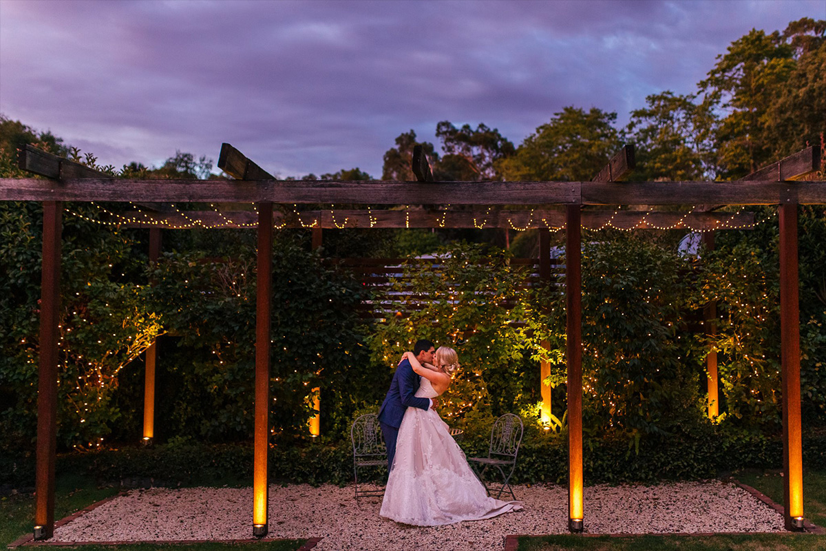 Ballara Receptions - Melbourne Wedding Stone Corner Twilight Ceremony