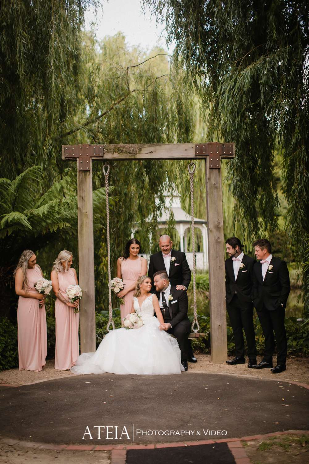 Ballara Receptions - Kellie & Jaxson's Garden Summer Wedding Ceremony - ATEIA Photography & Video