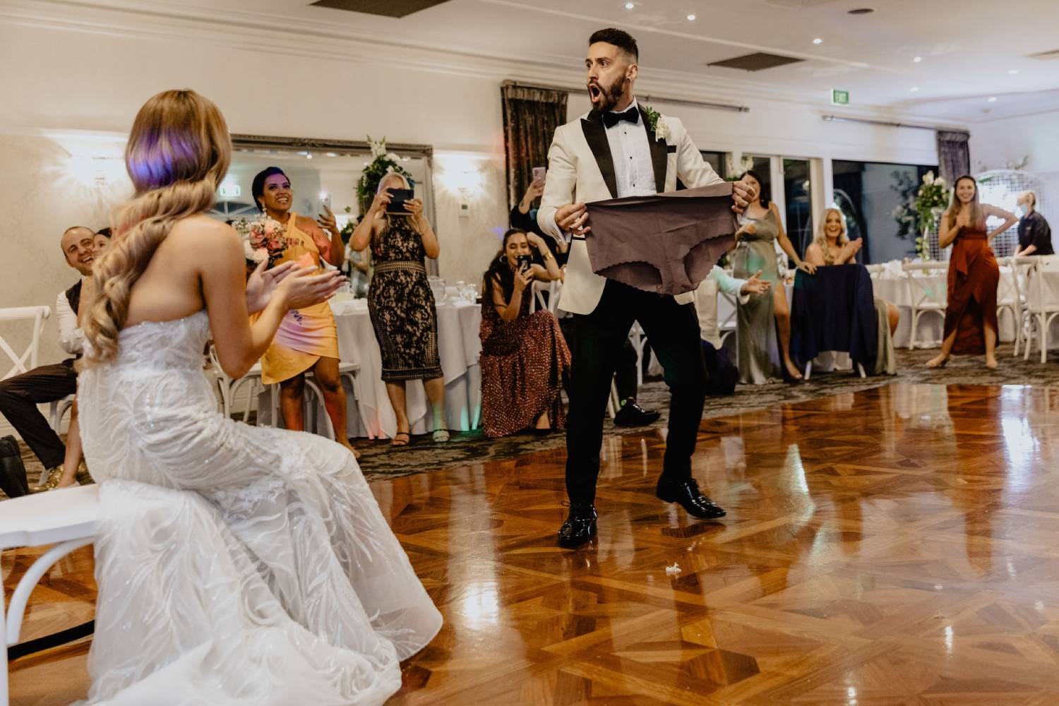 Ballara Receptions - Jay & Adam - Funny Wedding Reception - T-One Image Melbourne