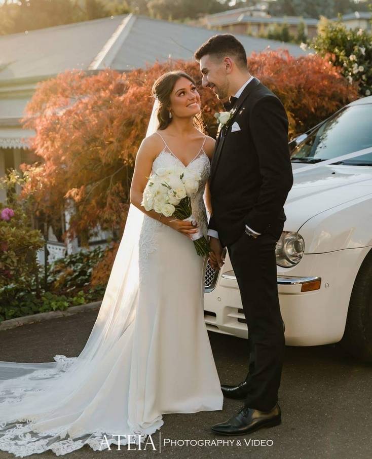 Ballara Receptions - Rachael & Daniel - White Themed Wedding - Amazing Limousines - ATEIA Photography & Video