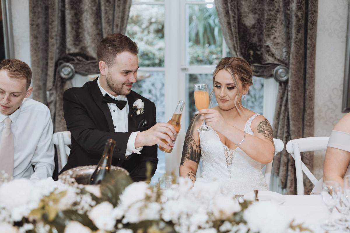 Ballara Receptions - Monique & Shane - Wedding Reception Toast - T-One Image & Photography
