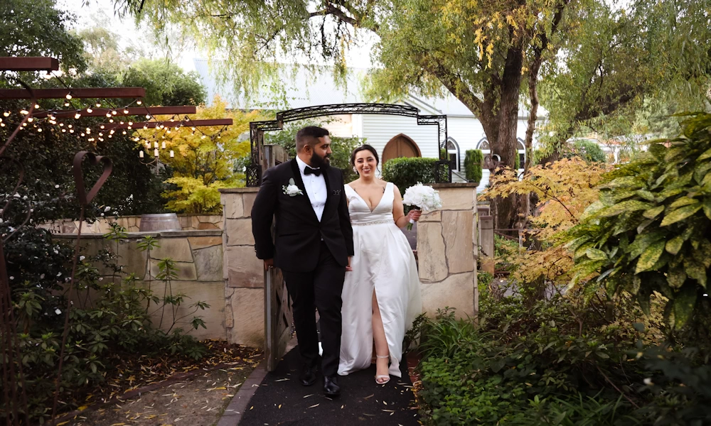 Tiff and Ians Ballara Wedding Garden